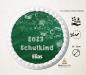 Preview: Tortenaufleger zur Einschulung "Chalkboard in Grün" personalisiert mit Text